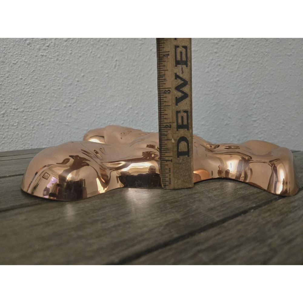 Copper Rooster Chicken Jello Mold Wall Hanging VTG Farmhouse Cottage Kitchen 11" - Picture 10 of 15